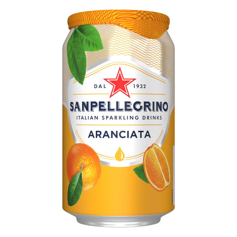 SANPELLEGRINO ARANCIATA 33CL (Pack of 6)