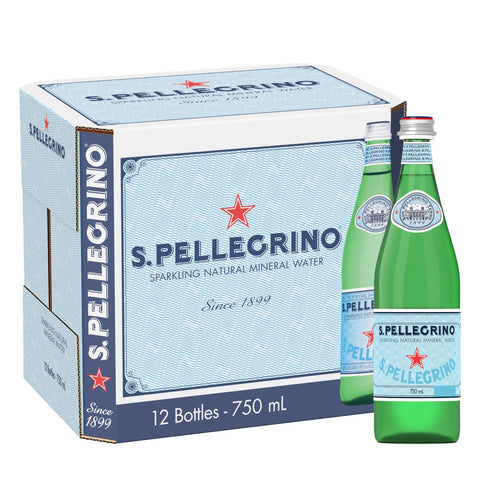S.PELLEGRINO 750 ML GLASS (12 in a pack)