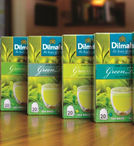DILMAH CEYLON GREEN TEA 20B (FOIL ENV TBAG) - Different flavours