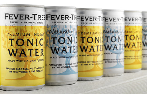 FEVER TREE TONIC WATER CANS 150ML X 4  UNITS