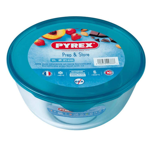 PYREX MIXING BOWL WITH LID - 2 sizes available