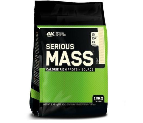 ON  SERIOUS MASS  12  LBS  - 2 flavours