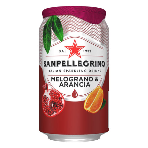 SANPELLEGRINO MELOGRANO ARANCIA (Pack of 6)